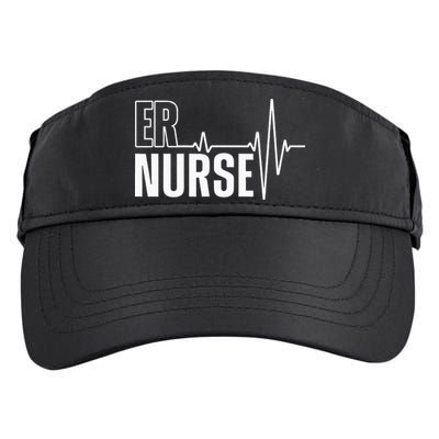 Cool Emergency Room Nurse Design For Men Women ER Nursing Adult Drive Performance Visor