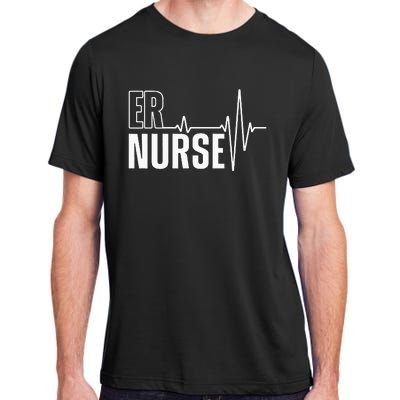 Cool Emergency Room Nurse Design For Men Women ER Nursing Adult ChromaSoft Performance T-Shirt