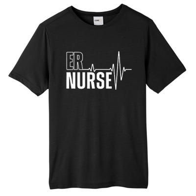 Cool Emergency Room Nurse Design For Men Women ER Nursing Tall Fusion ChromaSoft Performance T-Shirt