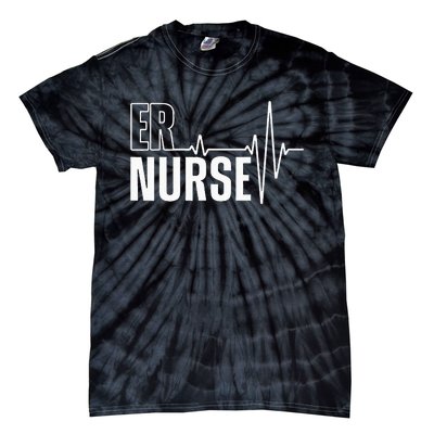 Cool Emergency Room Nurse Design For Men Women ER Nursing Tie-Dye T-Shirt