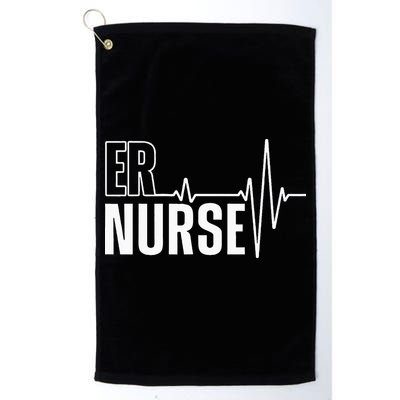 Cool Emergency Room Nurse Design For Men Women ER Nursing Golf Towel