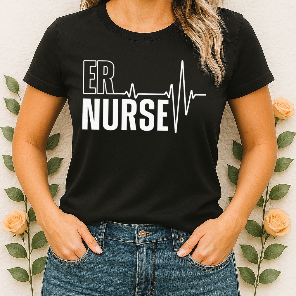 Cool Emergency Room Nurse Design For Men Women ER Nursing Womens T-Shirt