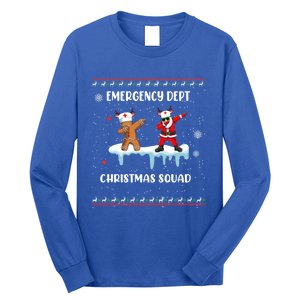 Christmas Emergency Room Departt Er Nurse Xmas Dept Squad Gift Long Sleeve Shirt