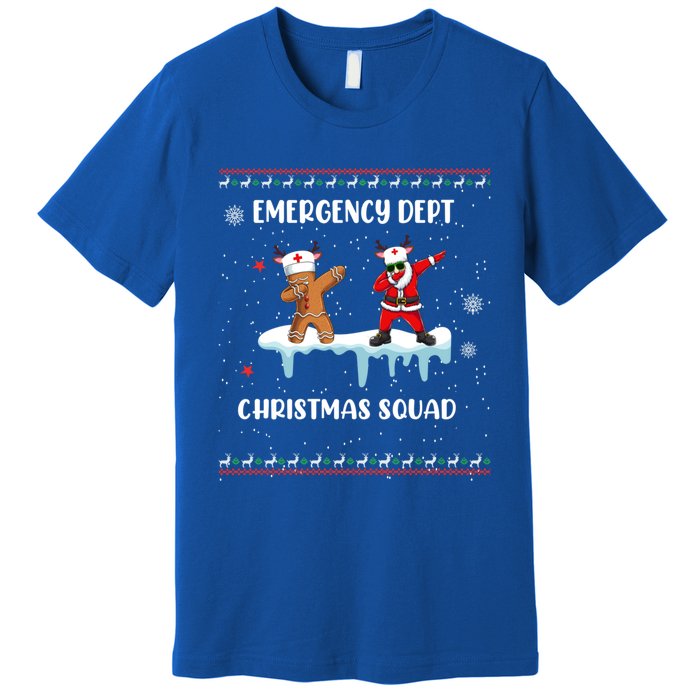 Christmas Emergency Room Departt Er Nurse Xmas Dept Squad Gift Premium T-Shirt