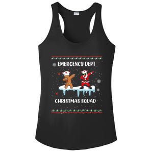 Christmas Emergency Room Departt Er Nurse Xmas Dept Squad Gift Ladies PosiCharge Competitor Racerback Tank