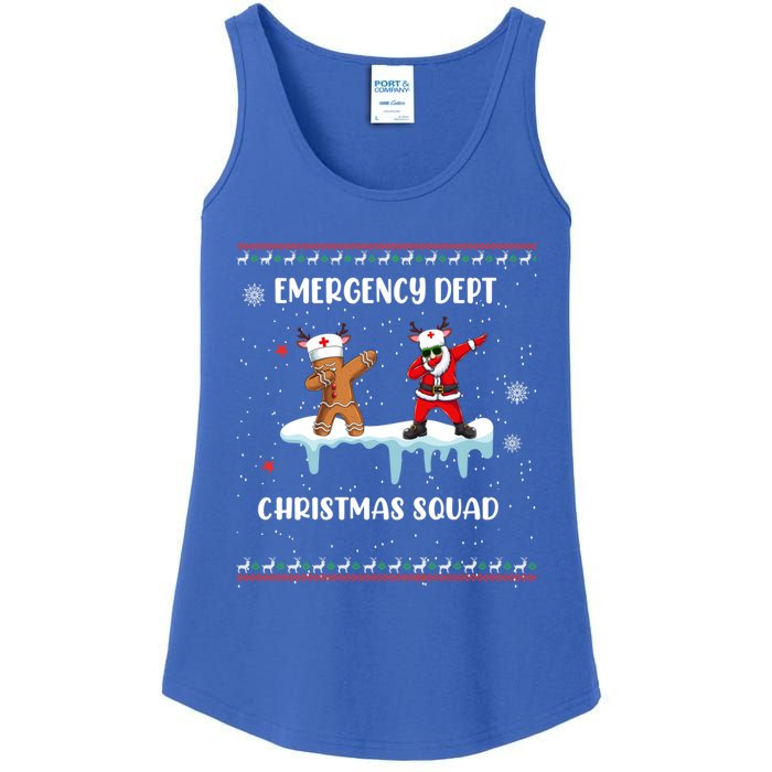 Christmas Emergency Room Departt Er Nurse Xmas Dept Squad Gift Ladies Essential Tank