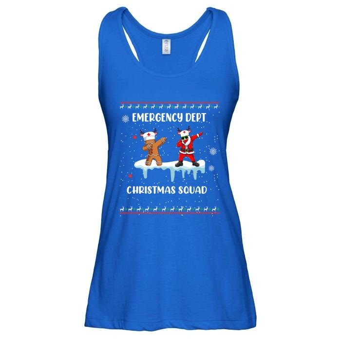 Christmas Emergency Room Departt Er Nurse Xmas Dept Squad Gift Ladies Essential Flowy Tank