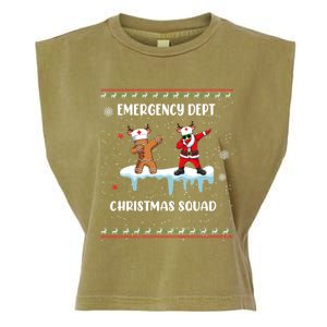 Christmas Emergency Room Departt Er Nurse Xmas Dept Squad Gift Garment-Dyed Women's Muscle Tee