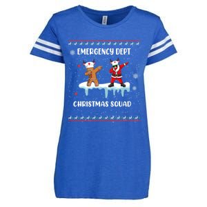 Christmas Emergency Room Departt Er Nurse Xmas Dept Squad Gift Enza Ladies Jersey Football T-Shirt