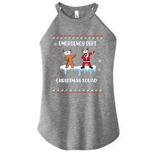 Christmas Emergency Room Departt Er Nurse Xmas Dept Squad Gift Women's Perfect Tri Rocker Tank