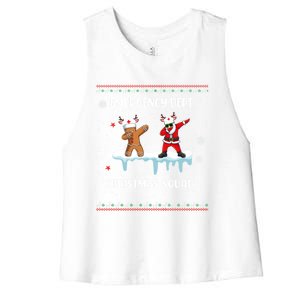 Christmas Emergency Room Departt Er Nurse Xmas Dept Squad Gift Women's Racerback Cropped Tank