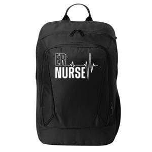 Cool Emergency Room Nurse Design For Men Women ER Nursing City Backpack