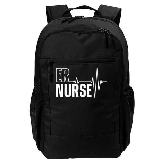 Cool Emergency Room Nurse Design For Men Women ER Nursing Daily Commute Backpack