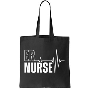 Cool Emergency Room Nurse Design For Men Women ER Nursing Tote Bag