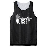 Cool Emergency Room Nurse Design For Men Women ER Nursing Mesh Reversible Basketball Jersey Tank