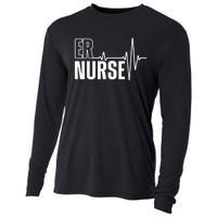 Cool Emergency Room Nurse Design For Men Women ER Nursing Cooling Performance Long Sleeve Crew