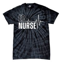 Cool Emergency Room Nurse Design For Men Women ER Nursing Tie-Dye T-Shirt