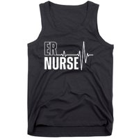 Cool Emergency Room Nurse Design For Men Women ER Nursing Tank Top