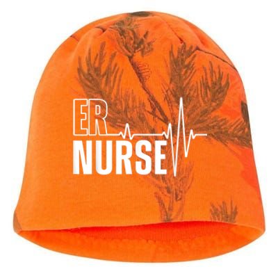 Cool Emergency Room Nurse Design For Men Women ER Nursing Kati - Camo Knit Beanie