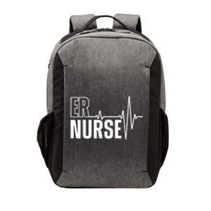 Cool Emergency Room Nurse Design For Men Women ER Nursing Vector Backpack