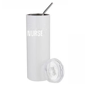 Cool Emergency Room Nurse Design For Men Women ER Nursing Stainless Steel Tumbler