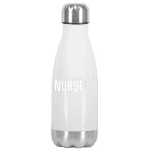 Cool Emergency Room Nurse Design For Men Women ER Nursing Stainless Steel Insulated Water Bottle