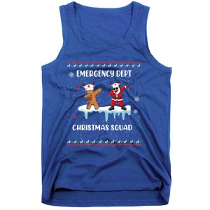 Christmas Emergency Room Departt Er Nurse Xmas Dept Squad Gift Tank Top