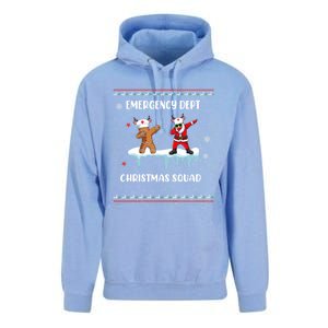 Christmas Emergency Room Departt Er Nurse Xmas Dept Squad Gift Unisex Surf Hoodie