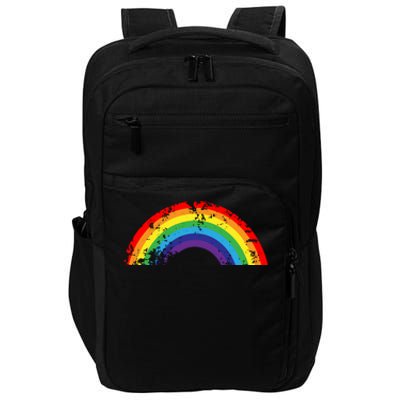 Cool Elegant Rainbow Vintage Retro 80's Style Gift Meaningful Gift Impact Tech Backpack