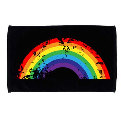 Cool Elegant Rainbow Vintage Retro 80's Style Gift Meaningful Gift Microfiber Hand Towel