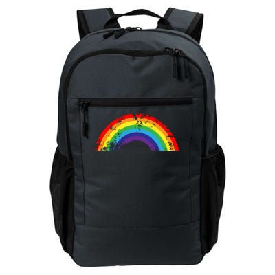 Cool Elegant Rainbow Vintage Retro 80's Style Gift Meaningful Gift Daily Commute Backpack