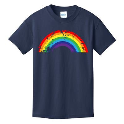 Cool Elegant Rainbow Vintage Retro 80's Style Gift Meaningful Gift Kids T-Shirt