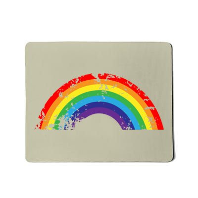 Cool Elegant Rainbow Vintage Retro 80's Style Gift Meaningful Gift Mousepad