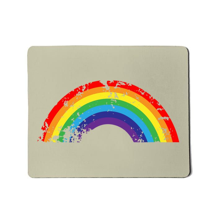 Cool Elegant Rainbow Vintage Retro 80's Style Gift Meaningful Gift Mousepad