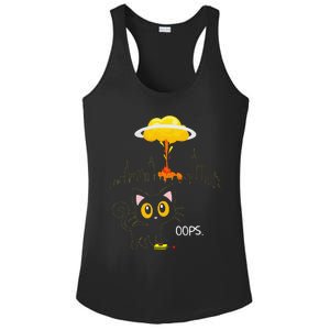 Cat Explosion Red Button Bomb Accident Gift Ladies PosiCharge Competitor Racerback Tank