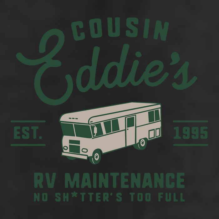 Cousin EddieS Rv Maintenance Funny Movie 7 Panel Mesh Trucker Snapback Hat