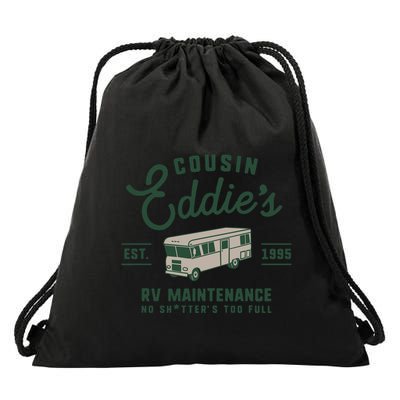 Cousin EddieS Rv Maintenance Funny Movie Drawstring Bag