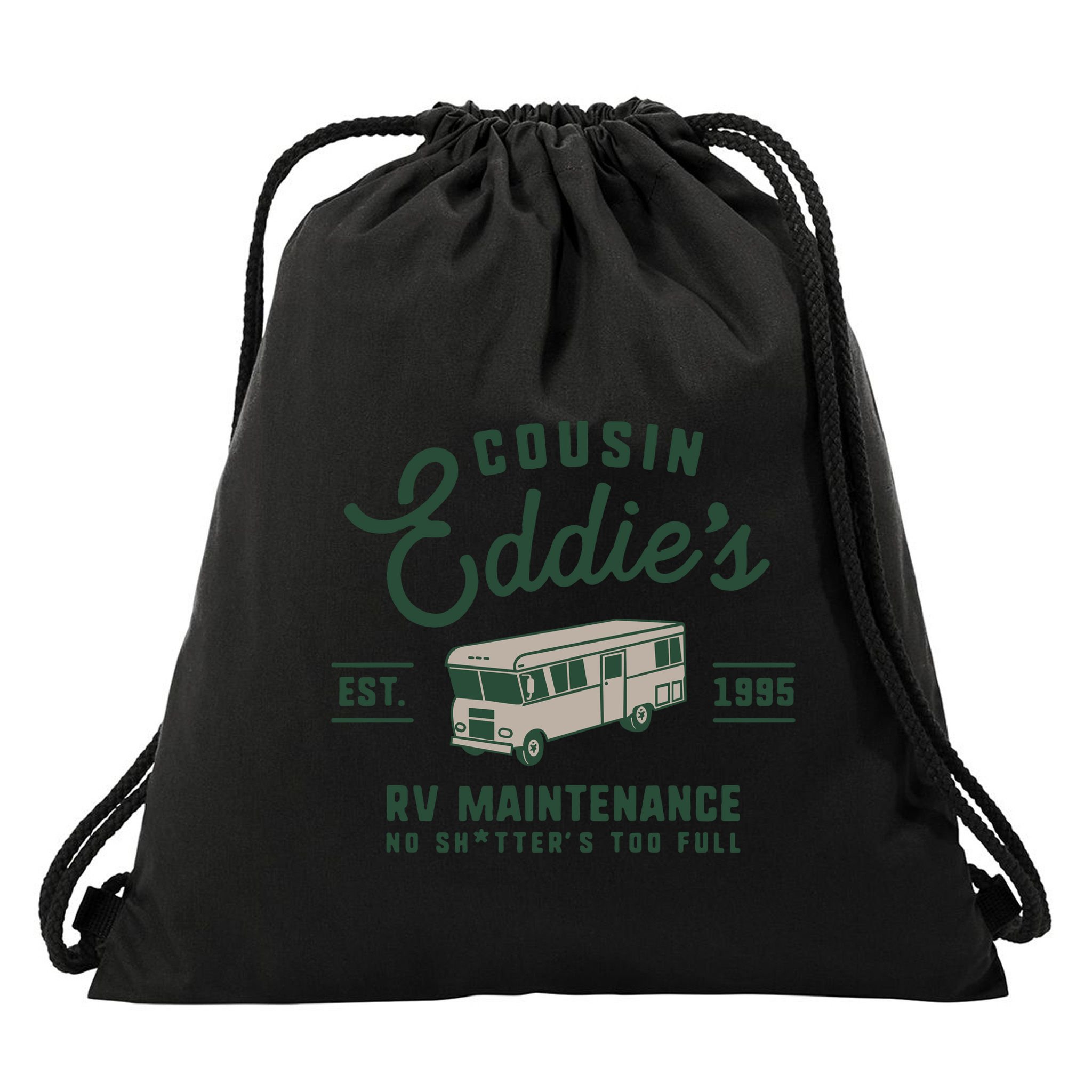 Cousin EddieS Rv Maintenance Funny Movie Drawstring Bag