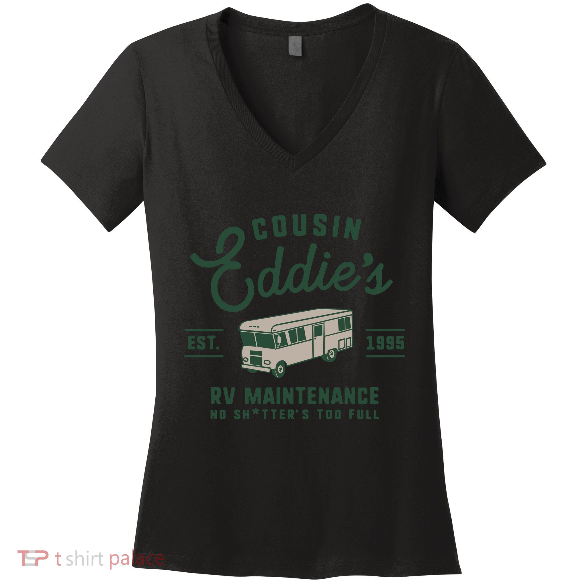 Cousin EddieS Rv Maintenance Funny Movie Women's V-Neck T-Shirt