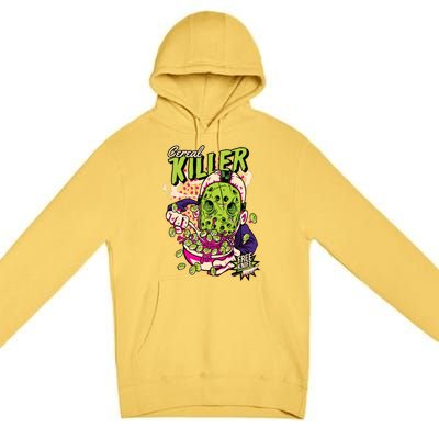 Cereal Killer Funny Premium Pullover Hoodie