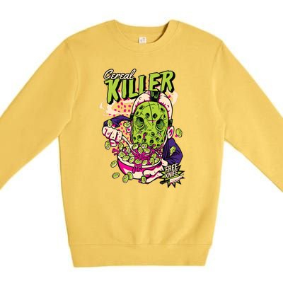 Cereal Killer Funny Premium Crewneck Sweatshirt