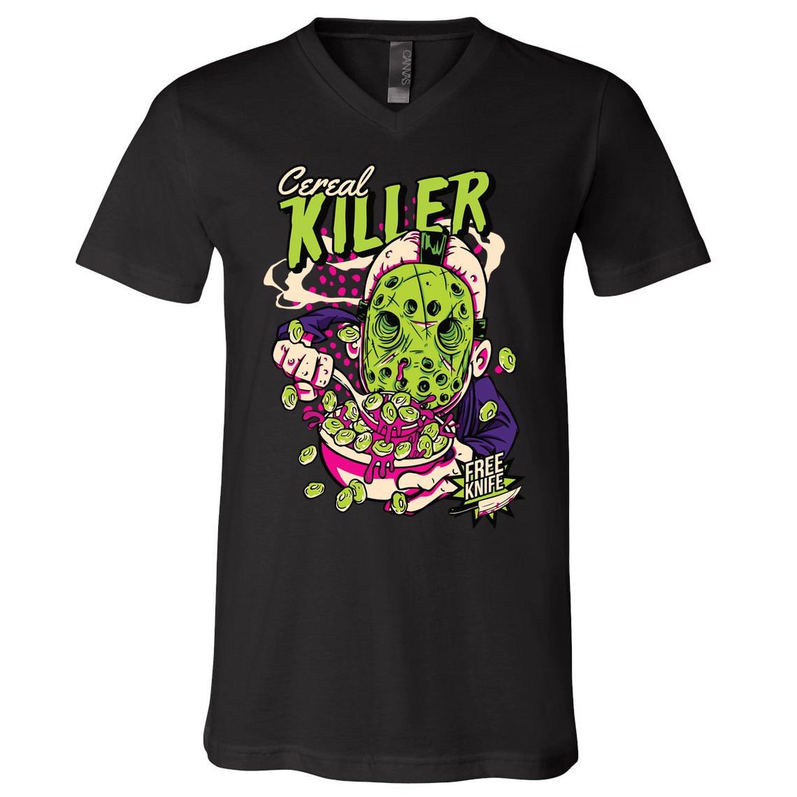 Cereal Killer Funny V-Neck T-Shirt