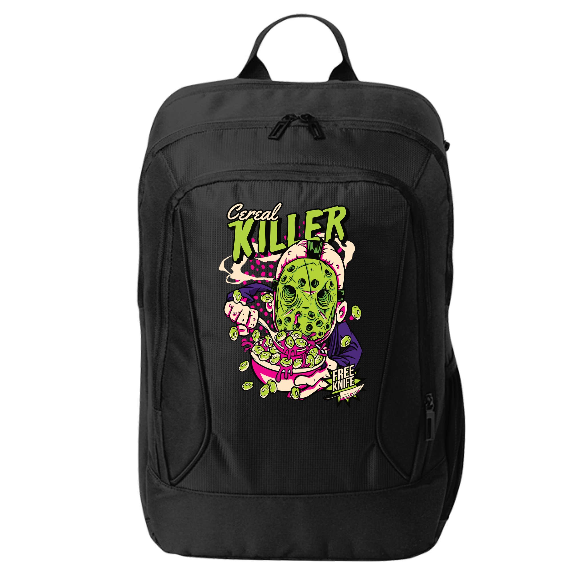 Cereal Killer Funny City Backpack