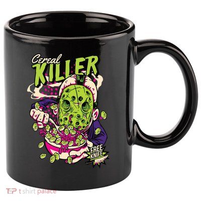 Cereal Killer Funny 11oz C Handle Ceramic Mug