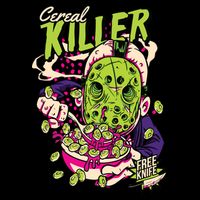 Cereal Killer Funny Drawstring Bag