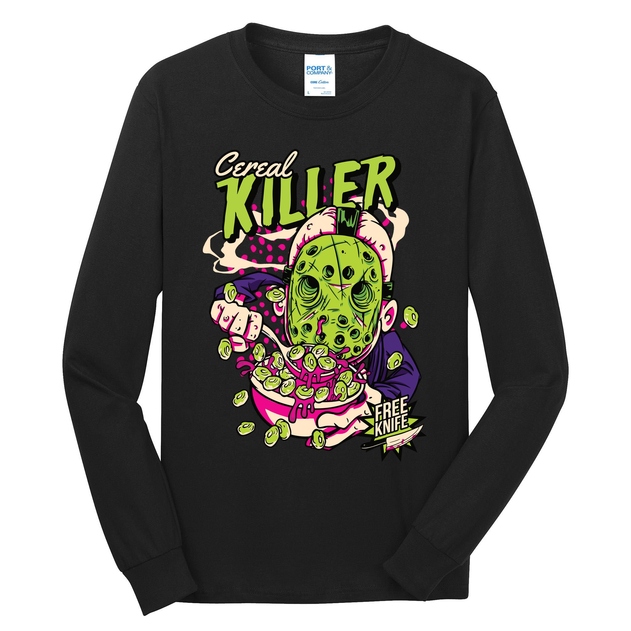 Cereal Killer Funny Tall Long Sleeve T-Shirt