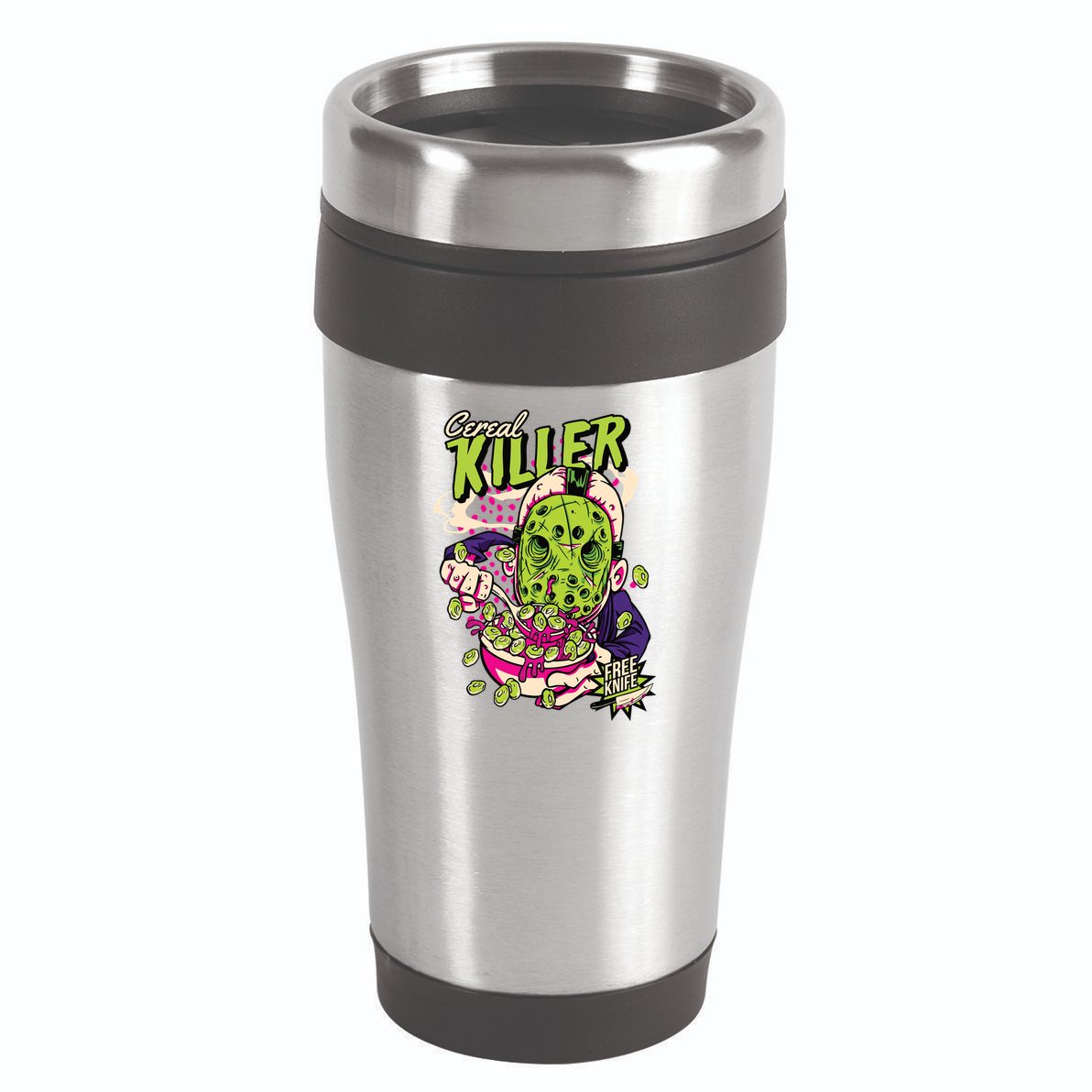 Cereal Killer Funny 16oz Travel Tumbler