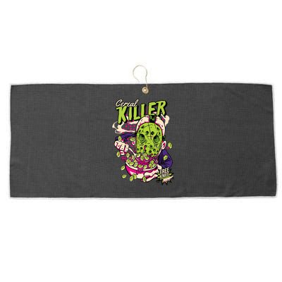 Cereal Killer Funny Large Microfiber Waffle Golf Towel