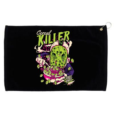 Cereal Killer Funny Grommeted Golf Towel