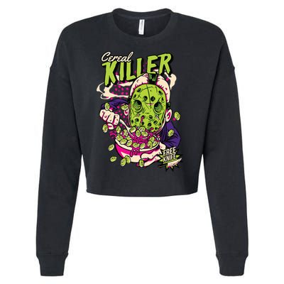 Cereal Killer Funny Cropped Pullover Crew